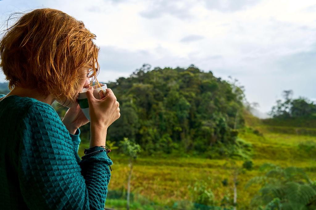 Heart shape made with coffee beans